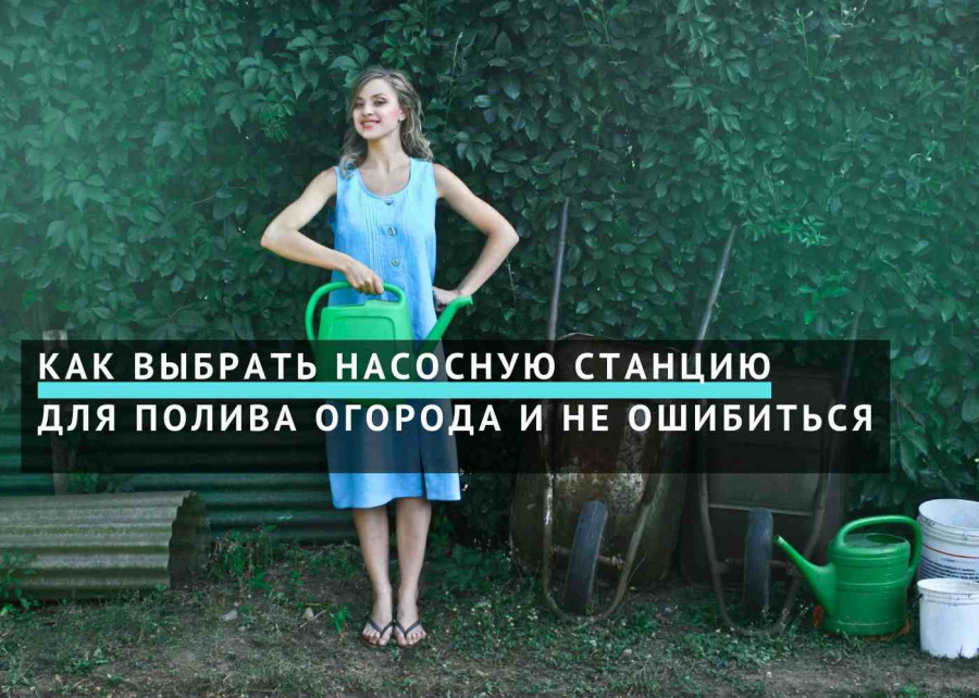 Как выбрать насосную станцию для полива огорода и не ошибиться Как выбрать насосную станцию для полива огорода и не ошибиться