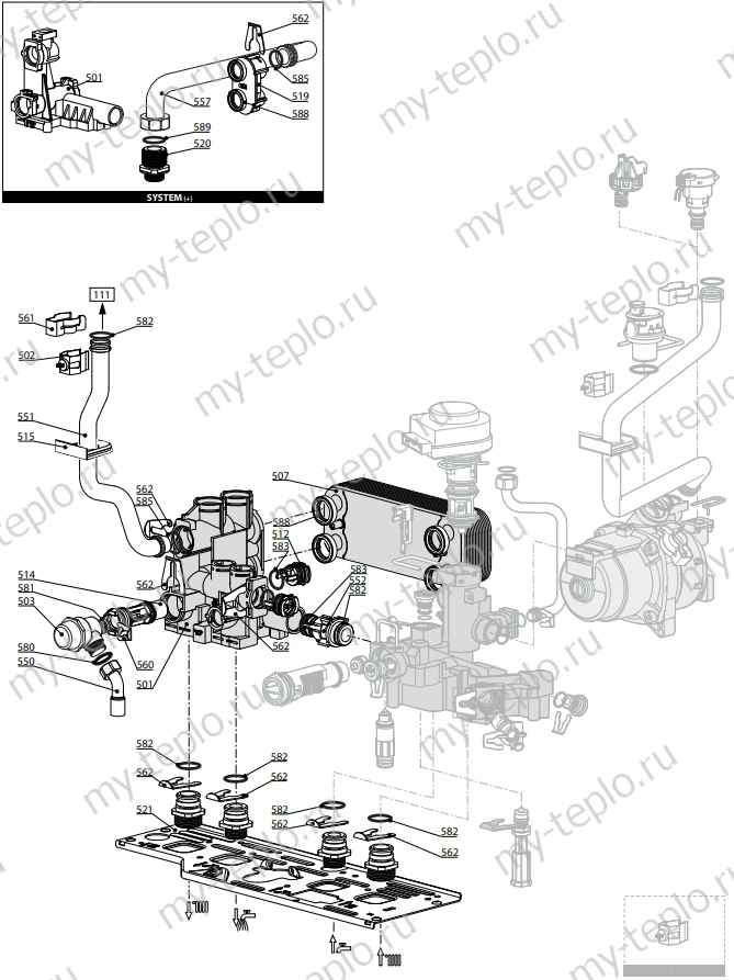 Запчасти Ariston GENUS EVO 24 FF купить в Иваново
