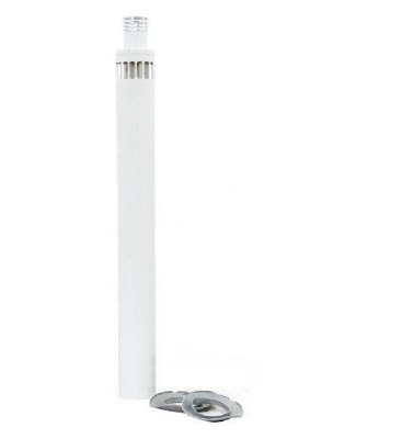 Дымоход труба коаксиальная 1 м, F60/100, с наконечн., А-010 Arderia (2601105)